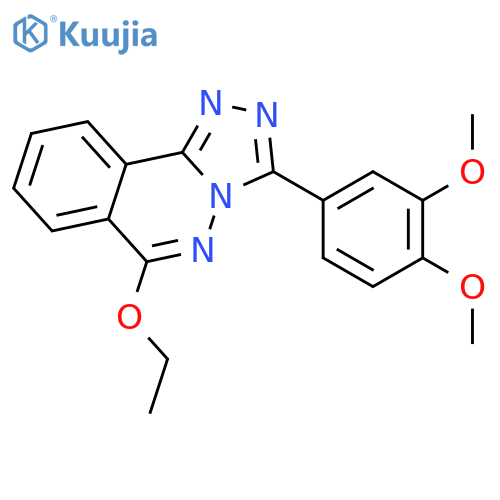 1,2,4-Triazolo[3,4-a]phthalazine,3-(3,4-dimethoxyphenyl)-6-ethoxy- structure
