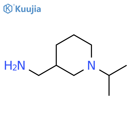 1-(propan-2-yl)piperidin-3-ylmethanamine structure
