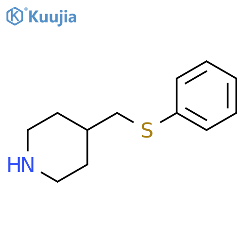 4-[(phenylsulfanyl)methyl]piperidine structure