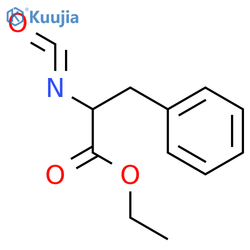 Ethyl 2-isocyanato-3-phenylpropionate structure