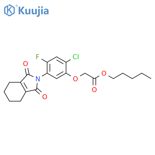 Flumiclorac-pentyl structure