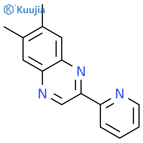 Quinoxaline, 6,7-dimethyl-2-(2-pyridinyl)- structure