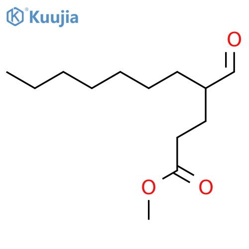 UNDECANOIC ACID, 4-FORMYL-, METHYL ESTER structure