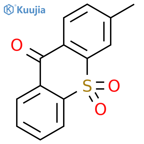 9H-Thioxanthen-9-one, 3-methyl-, 10,10-dioxide structure