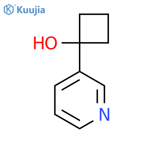 1-(pyridin-3-yl)cyclobutan-1-ol structure