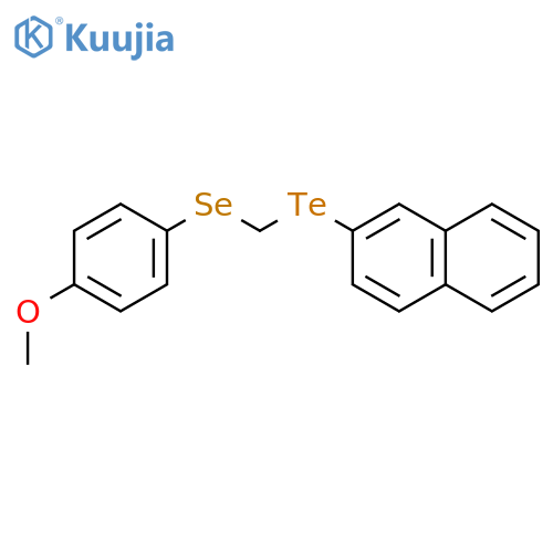 Naphthalene, 2-[[[(4-methoxyphenyl)seleno]methyl]telluro]- structure
