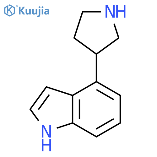 4-(pyrrolidin-3-yl)-1H-indole structure