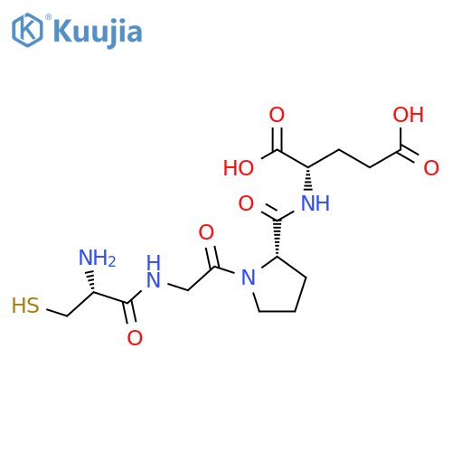 L-Cysteinylglycyl-L-prolyl-L-glutamic acid structure