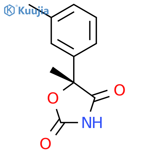 2,4-Oxazolidinedione, 5-methyl-5-(3-methylphenyl)-, (5R)- structure
