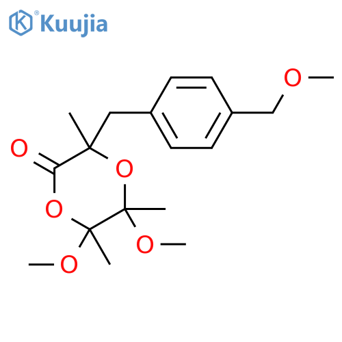 1,4-Dioxan-2-one,5,6-dimethoxy-3-[[4-(methoxymethyl)phenyl]methyl]-3,5,6-trimethyl-,(3S,5R,6R)- structure