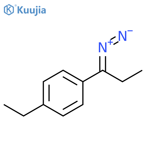 BENZENE, 1-(1-DIAZOPROPYL)-4-ETHYL- structure
