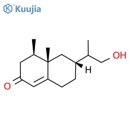 2(3H)-Naphthalenone, 4,4a,5,6,7,8-hexahydro-6-(2-hydroxy-1-methylethyl)-4,4a-dimethyl-, (4R,4aS,6R)- structure