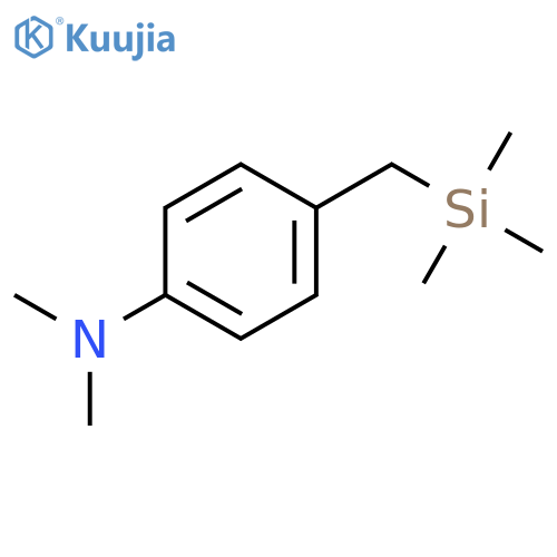 Benzenamine, N,N-dimethyl-4-[(trimethylsilyl)methyl]- structure