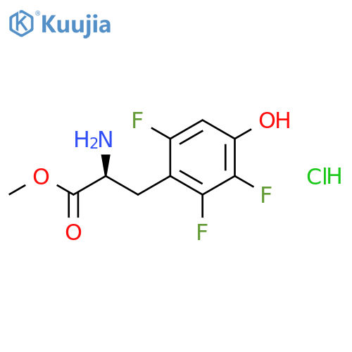 L-TYROSINE, 2,3,6-TRIFLUORO-, METHYL ESTER, HYDROCHLORIDE structure
