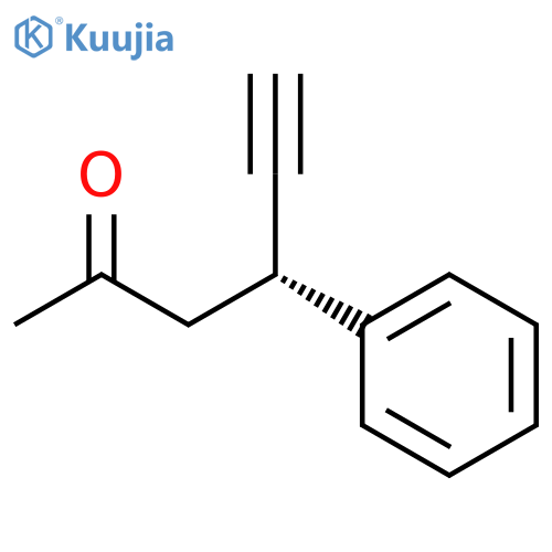 5-Hexyn-2-one, 4-phenyl-, (4R)- structure