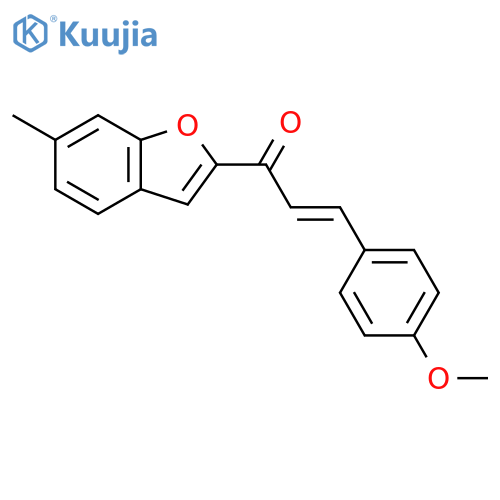 3-(4-Methoxyphenyl)-1-(6-methyl-1-benzofuran-2-yl)prop-2-en-1-one structure