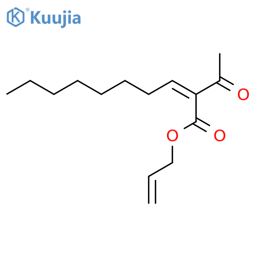 2-DECENOIC ACID, 2-ACETYL-, 2-PROPENYL ESTER structure