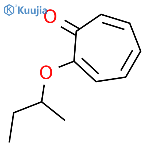 2,4,6-Cycloheptatrien-1-one, 2-(1-methylpropoxy)- structure