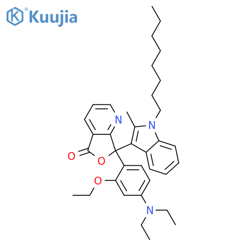 7-[4-(Diethylamino)-2-ethoxyphenyl]-7-(2-methyl-1-octyl-1H-indol-3-yl)furo[3,4-b]pyridin-5(7H)-one structure