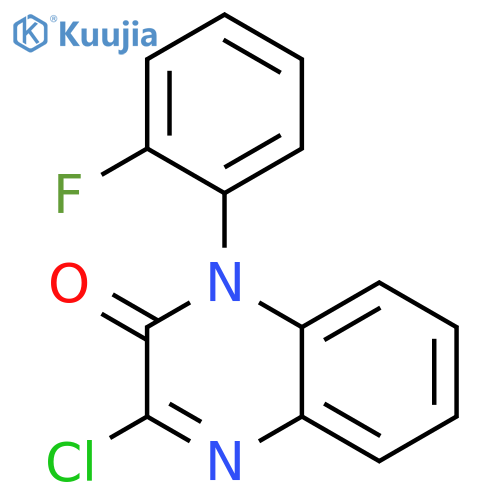 2(1H)-QUINOXALINONE, 3-CHLORO-1-(2-FLUOROPHENYL)- structure