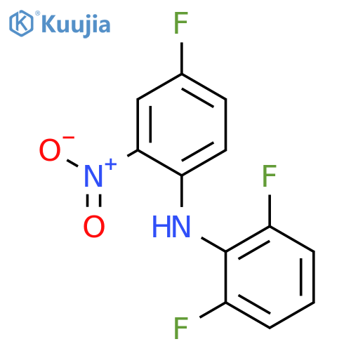 BENZENAMINE, N-(2,6-DIFLUOROPHENYL)-4-FLUORO-2-NITRO- structure