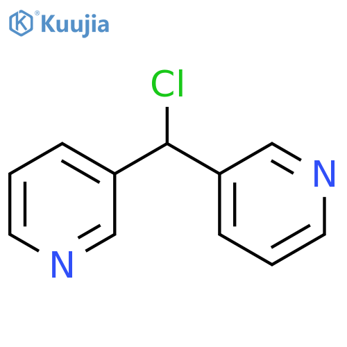 PYRIDINE, 3,3'-(CHLOROMETHYLENE)BIS- structure