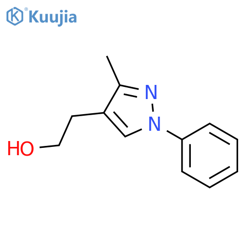 1H-PYRAZOLE-4-ETHANOL, 3-METHYL-1-PHENYL- structure