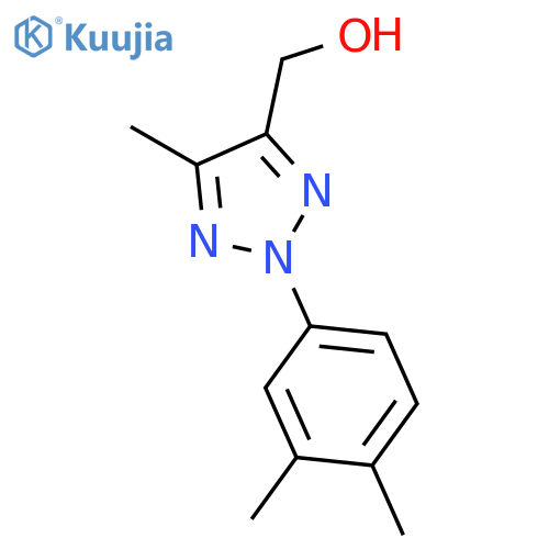 2H-1,2,3-TRIAZOLE-4-METHANOL, 2-(3,4-DIMETHYLPHENYL)-5-METHYL- structure