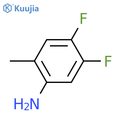 4,5-Difluoro-2-methylaniline structure