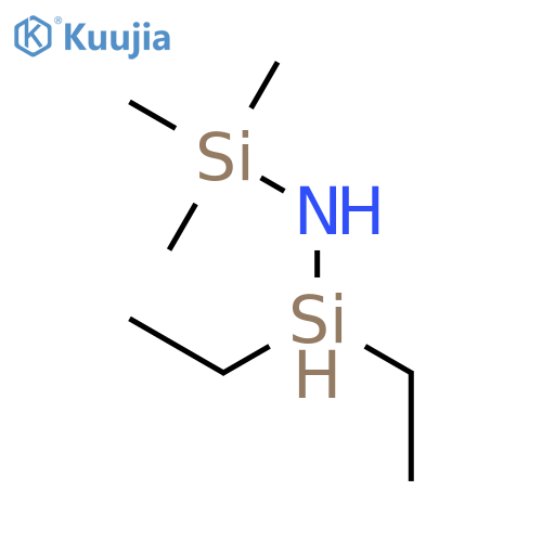 SILANAMINE, N-(DIETHYLSILYL)-1,1,1-TRIMETHYL- structure
