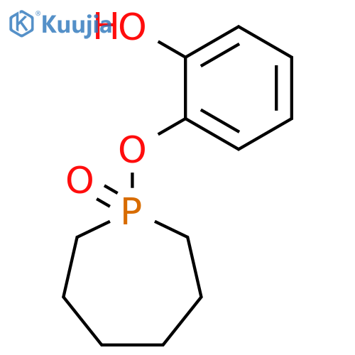 Phenol, 2-[(1-oxido-1-phosphepanyl)oxy]- structure