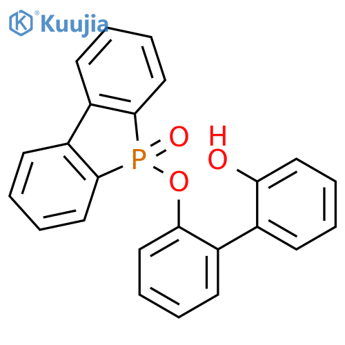 [1,1'-BIPHENYL]-2-OL, 2'-[(5-OXIDO-5H-BENZO[B]PHOSPHINDOL-5-YL)OXY]- structure