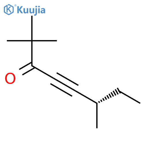 4-Octyn-3-one, 2,2,6-trimethyl-, (S)- structure