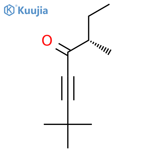 5-Octyn-4-one, 3,7,7-trimethyl-, (S)- structure