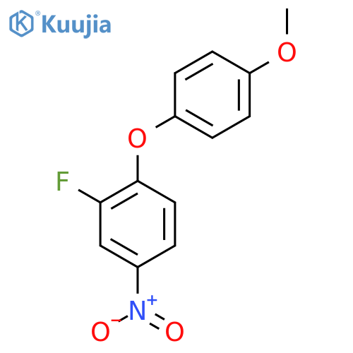 2-Fluoro-1-(4-methoxyphenoxy)-4-nitrobenzene structure