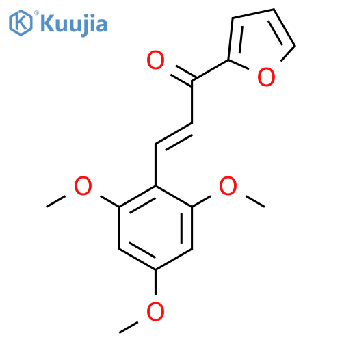 2-PROPEN-1-ONE, 1-(2-FURANYL)-3-(2,4,6-TRIMETHOXYPHENYL)- structure