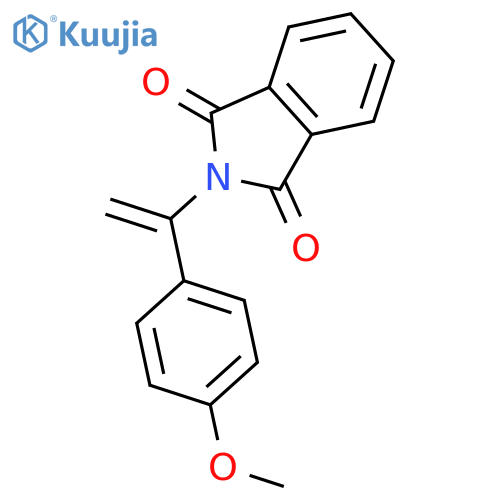 1H-Isoindole-1,3(2H)-dione, 2-[1-(4-methoxyphenyl)ethenyl]- structure
