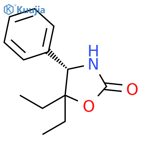 2-OXAZOLIDINONE, 5,5-DIETHYL-4-PHENYL-, (4S)- structure