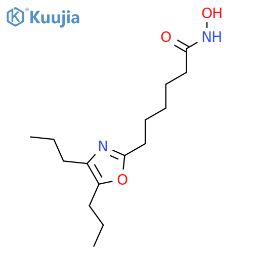2-OXAZOLEHEXANAMIDE, N-HYDROXY-4,5-DIPROPYL- structure