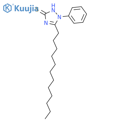 3H-1,2,4-TRIAZOLE-3-THIONE, 5-DODECYL-1,2-DIHYDRO-1-PHENYL- structure