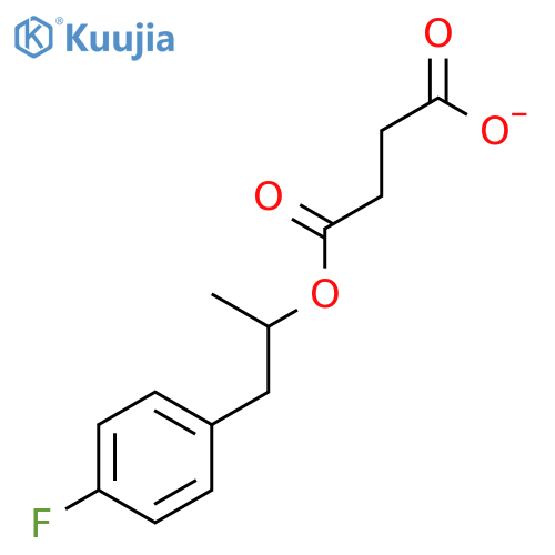 Butanedioic acid, mono[2-(4-fluorophenyl)-1-methylethyl] ester, (+)- structure