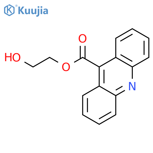 9-ACRIDINECARBOXYLIC ACID, 2-HYDROXYETHYL ESTER structure