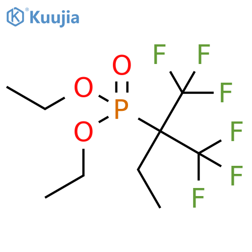 Phosphonic acid, [1,1-bis(trifluoromethyl)propyl]-, diethyl ester structure