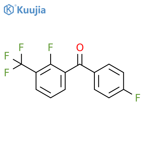Methanone, (4-fluorophenyl)[2-fluoro-3-(trifluoromethyl)phenyl]- structure