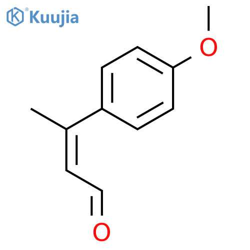 2-BUTENAL, 3-(4-METHOXYPHENYL)-, (E)- structure
