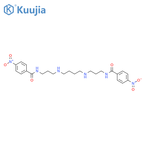 Benzamide,N,N'-[1,4-butanediylbis(imino-3,1-propanediyl)]bis[4-nitro- (9CI) structure