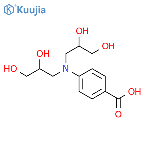 BENZOIC ACID, 4-[BIS(2,3-DIHYDROXYPROPYL)AMINO]- structure