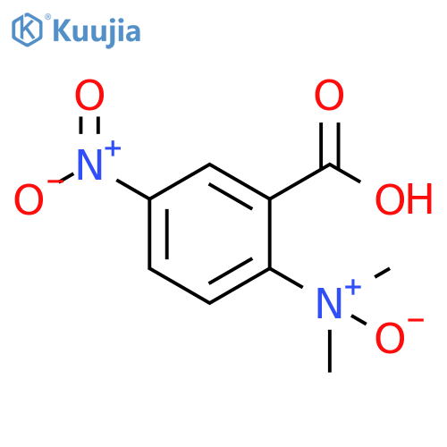 Benzoic acid, 2-(dimethyloxidoamino)-5-nitro- structure