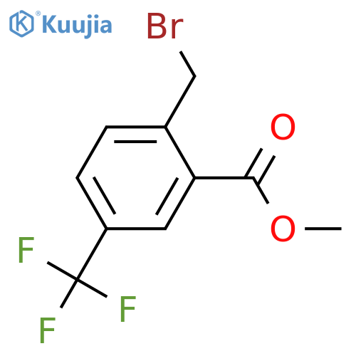 Methyl 2-(Bromomethyl)-5-(trifluoromethyl)benzoate structure