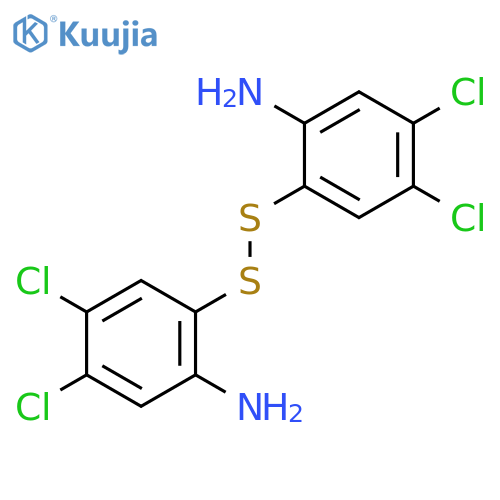 BENZENAMINE, 2,2'-DITHIOBIS[4,5-DICHLORO- structure
